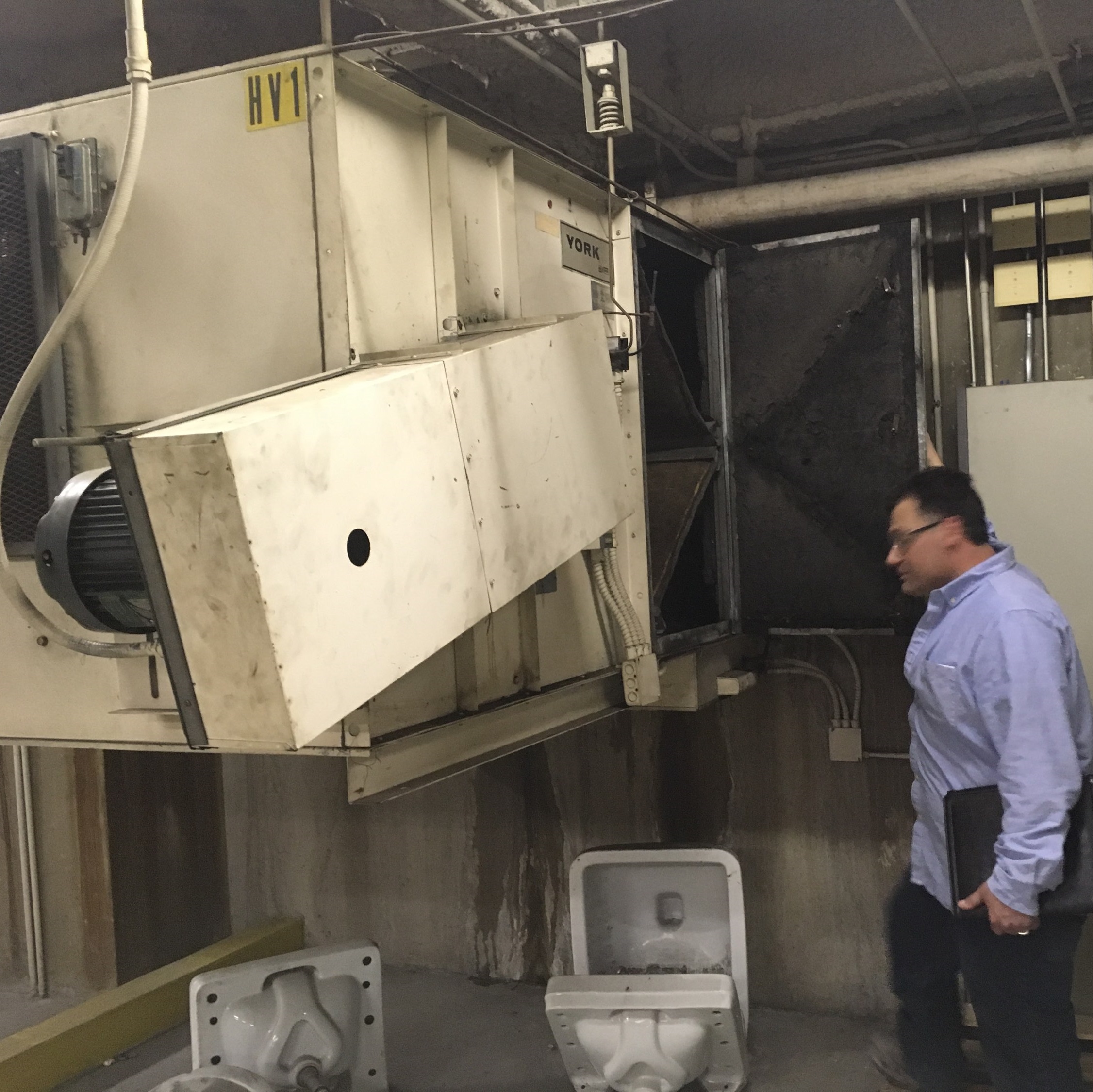 Air handler maintenance