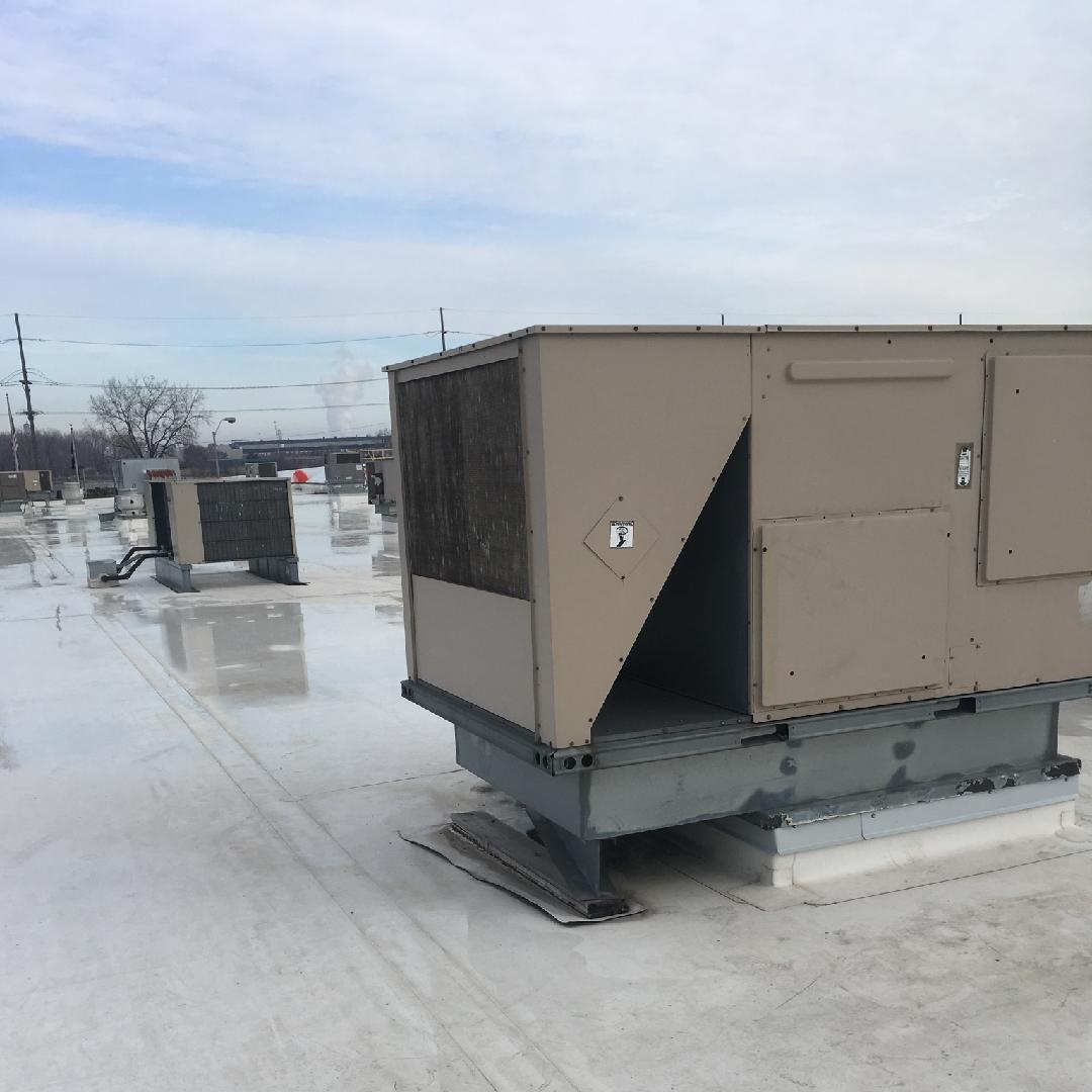 Commercial Rooftop HVAC Installation